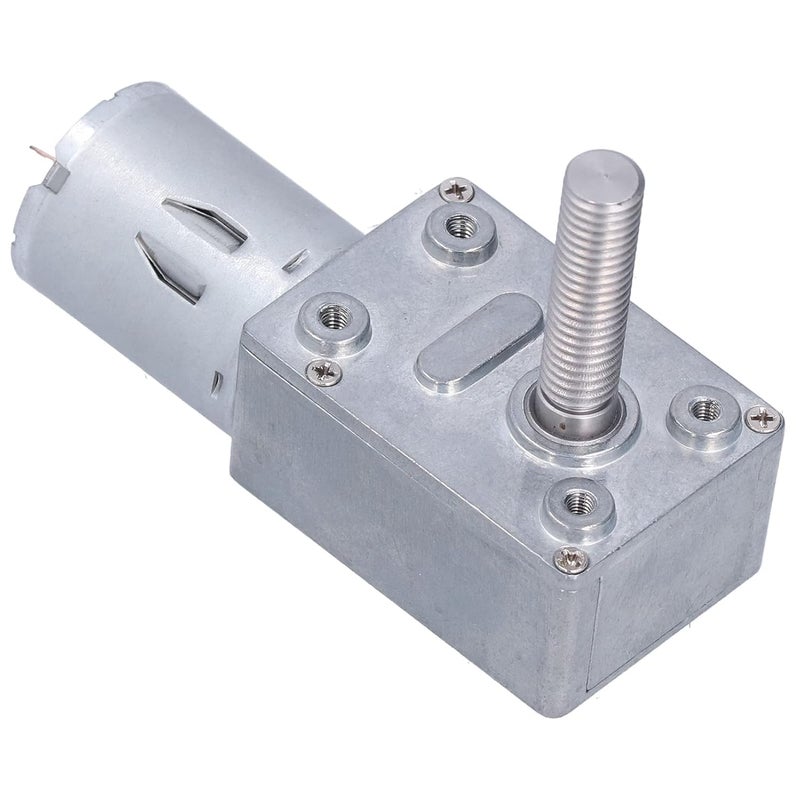 DC6V 90RPM Gear Motor Low Speed Reduction Gearbox Silent Durable 8mm Threaded Shaft - Image 2